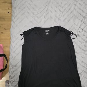 Torrid Black Tank Top with Shoulder Ties